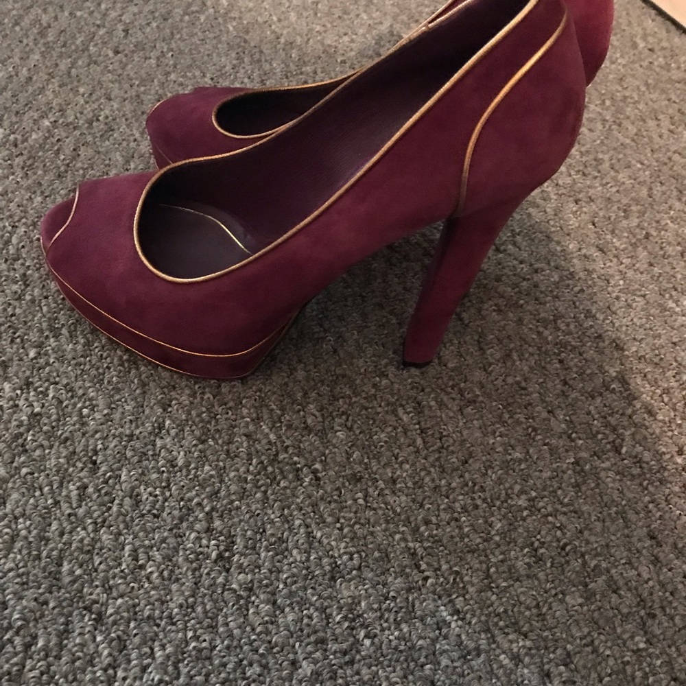 Gucci magenta platform pumps size 41 - Picture 3 of 6